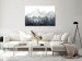 Canvas Mountain background - Abstraction with mountain in gray and white 134604 additionalThumb 3
