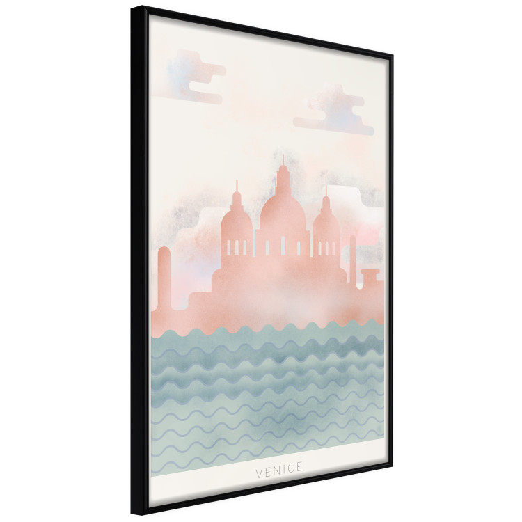 Poster Spring in Venice - pastel sea composition against architecture backdrop 135004 additionalImage 11