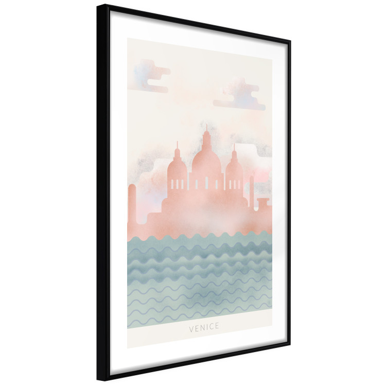 Poster Spring in Venice - pastel sea composition against architecture backdrop 135004 additionalImage 8