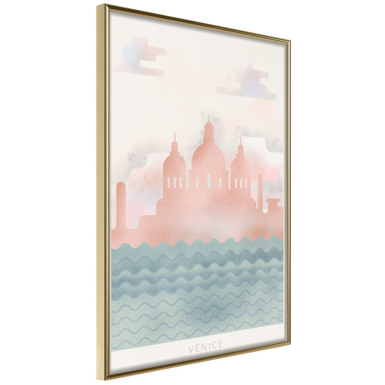 Poster Spring in Venice - pastel sea composition against architecture backdrop 135004 additionalImage 14