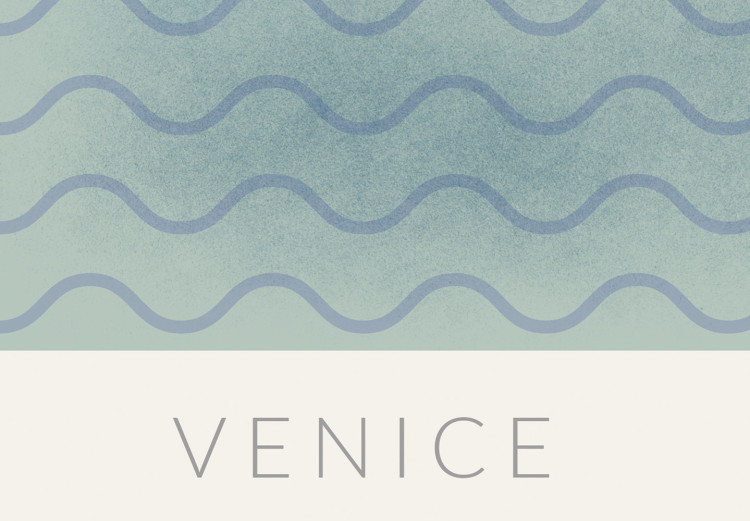 Poster Spring in Venice - pastel sea composition against architecture backdrop 135004 additionalImage 9