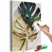 Paint by Number Kit Golden Monstera 135404 additionalThumb 6