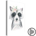 Canvas Print Sweet raccoon - colorful illustration for children 135704 additionalThumb 6