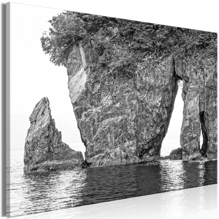 Canvas Art Print Lonely Rock (1 Part) Wide 138704 additionalImage 2