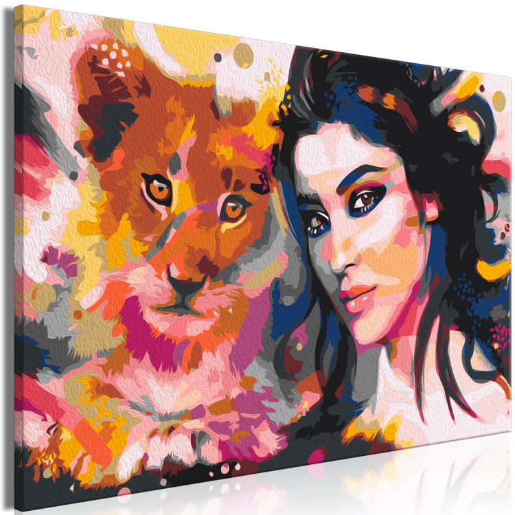 Paint by Number Kit Young Lion and the Girl 143304 additionalImage 6