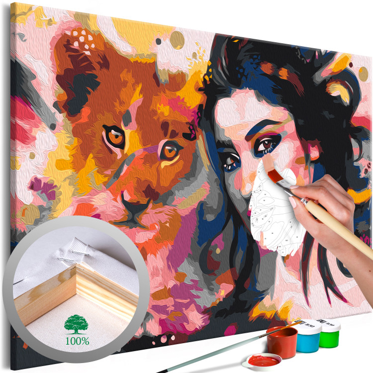 Paint by Number Kit Young Lion and the Girl 143304