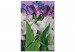 Paint by Number Kit Wild Tulips - Blooming White and Purple Flowers, Green Leaves 146204 additionalThumb 3