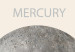 Canvas Art Print Mercury - The Smallest of the Planets of the Solar System in Graphic Terms 146304 additionalThumb 5