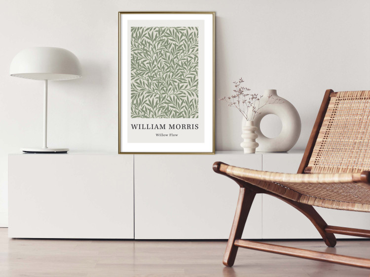 Wall Poster Geometric Composition - Green Leaves by William Morris 150304 additionalImage 17