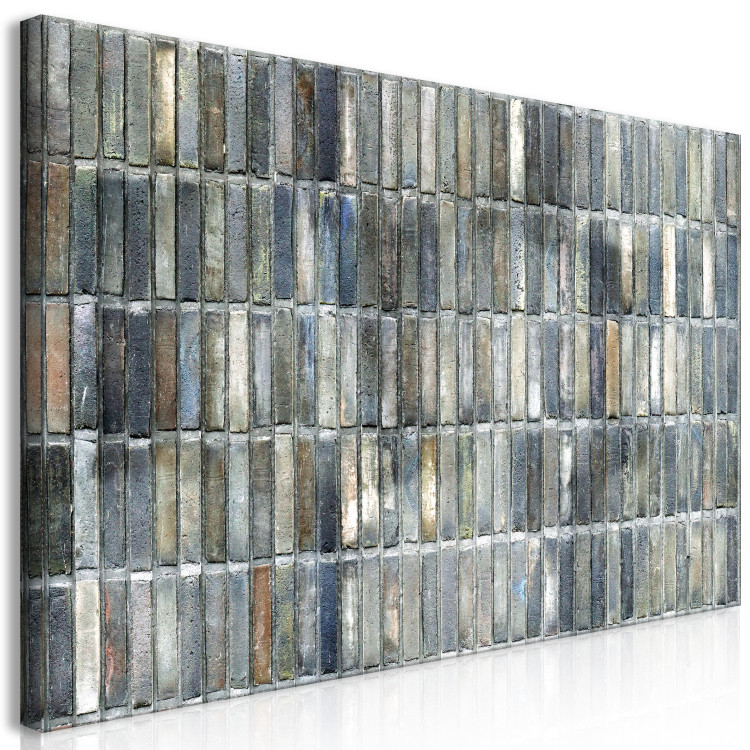 Large canvas print Gray Brick Wall II [Large Format] 150704 additionalImage 2