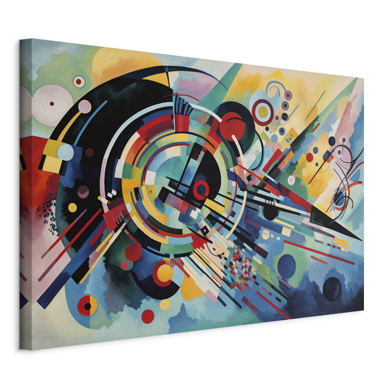 Large canvas print Color Detonation - Abstraction Inspired by Kandinsky’s Style [Large Format] 151104 additionalImage 2