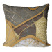 Decorative Microfiber Pillow Brown Texture - Abstract Composition With Different Textures 151404