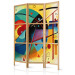 Room Divider Screen Colorful Abstraction - Composition Inspired by Kandinsky’s Work [Room Dividers] 151904 additionalThumb 6