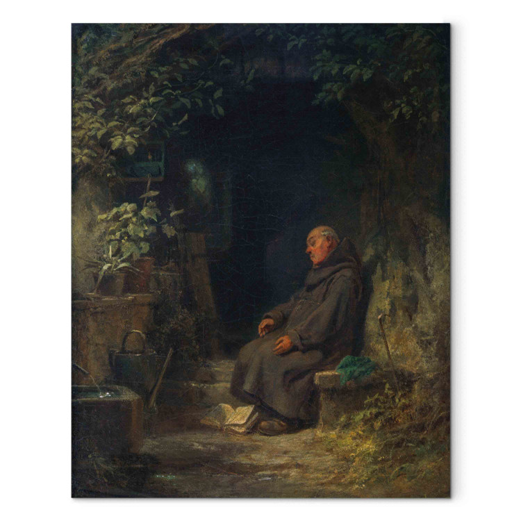 Art Reproduction Old hermit sleeping 152704