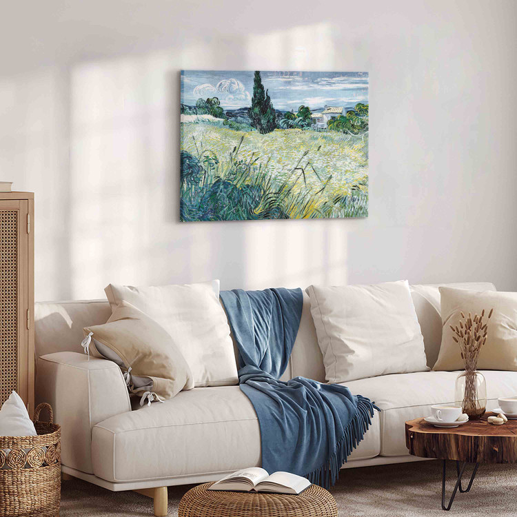 Art Reproduction Green Wheatfield with Cypresse 156504 additionalImage 4