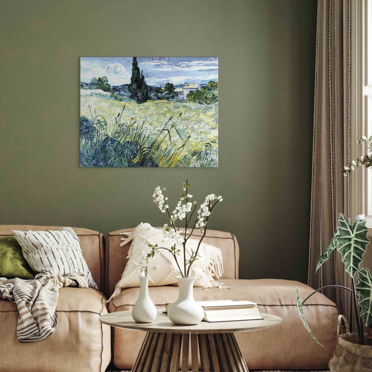 Art Reproduction Green Wheatfield with Cypresse 156504 additionalImage 5