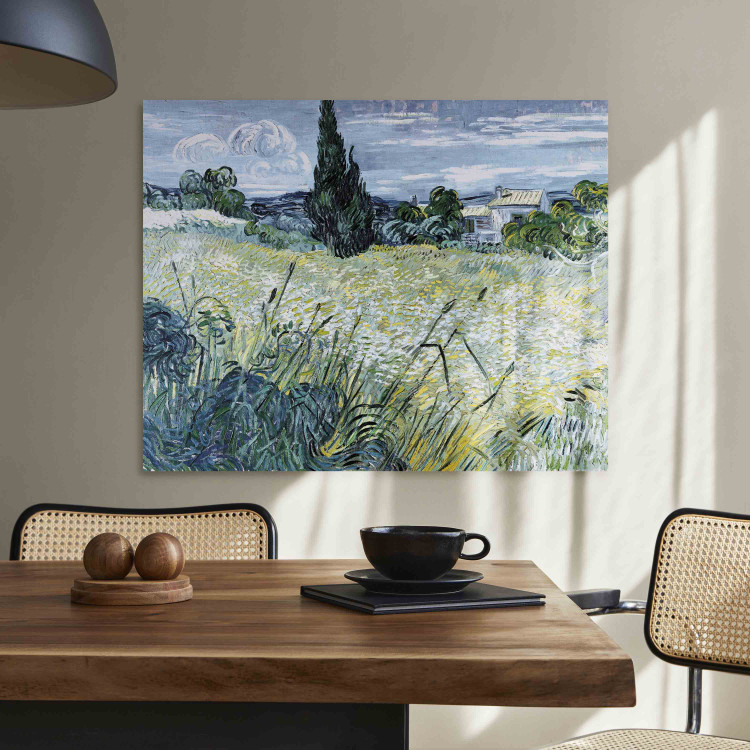 Art Reproduction Green Wheatfield with Cypresse 156504 additionalImage 3
