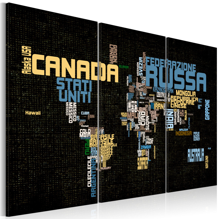 Canvas The World is not enough - Triptych 55304 additionalImage 2