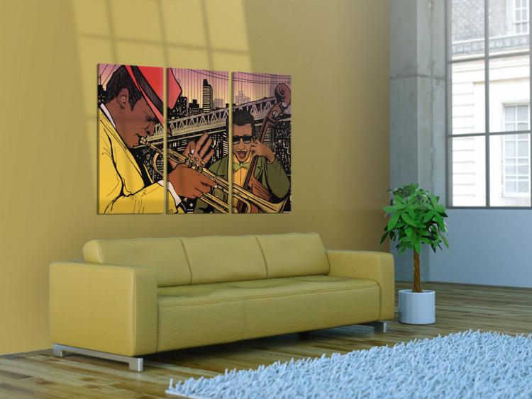Canvas Print NYC, the capital of jazz 55604 additionalImage 3