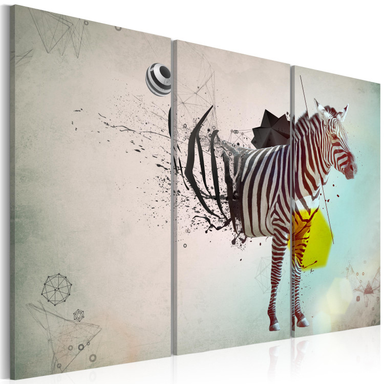 Canvas Print Zebra - abstract 56104 additionalImage 2