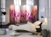Room Divider Screen Lavender in the Rain II - romantic lavender flowers in a sunny meadow 95604 additionalThumb 2