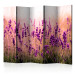 Room Divider Screen Lavender in the Rain II - romantic lavender flowers in a sunny meadow 95604