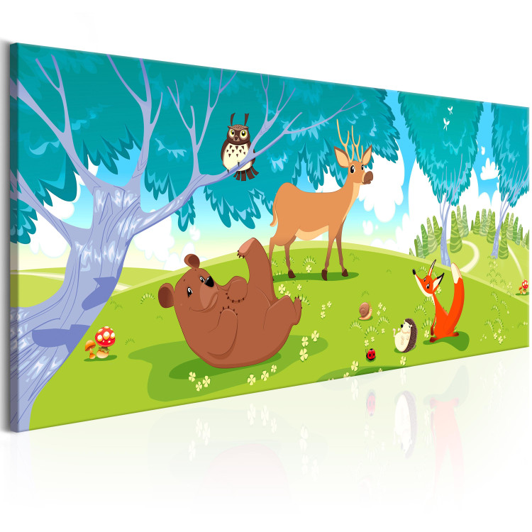 Canvas Friendly Animals (1 Part) Narrow 106914 additionalImage 2