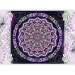 Wall Mural Stained glass in violets - abstract Mandala in patterns on a background of ornaments 108214 additionalThumb 5