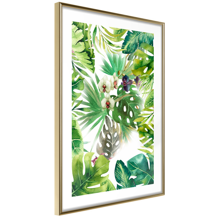 Poster Tropical Shade - botanical composition with leaves of tropical plants 114314 additionalImage 8