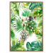 Poster Tropical Shade - botanical composition with leaves of tropical plants 114314 additionalThumb 20