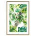 Poster Tropical Shade - botanical composition with leaves of tropical plants 114314 additionalThumb 16
