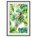 Poster Tropical Shade - botanical composition with leaves of tropical plants 114314 additionalThumb 18