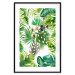 Poster Tropical Shade - botanical composition with leaves of tropical plants 114314 additionalThumb 17