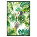 Poster Tropical Shade - botanical composition with leaves of tropical plants 114314 additionalThumb 24