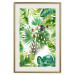 Poster Tropical Shade - botanical composition with leaves of tropical plants 114314 additionalThumb 19
