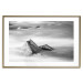 Wall Poster Stone in water - simple black and white seascape 114914 additionalThumb 16