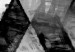 Canvas Geometric Minimalism (1-part) - Figures on Black and White Background 115014 additionalThumb 4