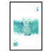 Wall Poster Watercolor Pineapple - composition with tropical fruit in green tones 115314 additionalThumb 17