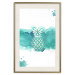 Wall Poster Watercolor Pineapple - composition with tropical fruit in green tones 115314 additionalThumb 19