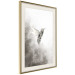 Wall Poster Ethnic Hummingbird - abstraction with a bird in shades of gray 116314 additionalThumb 2