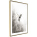 Wall Poster Ethnic Hummingbird - abstraction with a bird in shades of gray 116314 additionalThumb 8