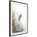 Wall Poster Ethnic Hummingbird - abstraction with a bird in shades of gray 116314 additionalThumb 3