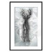 Wall Poster Silver Deer - unique shiny abstraction with animal motif 117014 additionalThumb 18