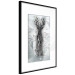 Wall Poster Silver Deer - unique shiny abstraction with animal motif 117014 additionalThumb 11