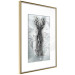 Wall Poster Silver Deer - unique shiny abstraction with animal motif 117014 additionalThumb 8