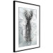Wall Poster Silver Deer - unique shiny abstraction with animal motif 117014 additionalThumb 10