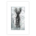 Wall Poster Silver Deer - unique shiny abstraction with animal motif 117014 additionalThumb 25