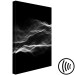 Canvas Art Print Soundwave (1-part) - Black and White Visualization of Music 117314 additionalThumb 6