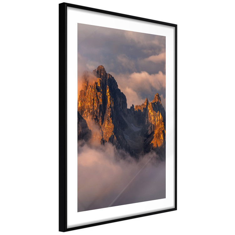 Wall Poster Mountains in the Clouds - landscape of sky and illuminated mountain peaks 118014 additionalImage 11