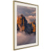 Wall Poster Mountains in the Clouds - landscape of sky and illuminated mountain peaks 118014 additionalThumb 2